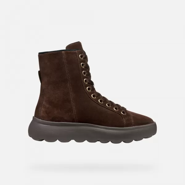  Pantofi de dama GEOX SPHERICA EC4.1 G009293 MARO ÎNCHIS 