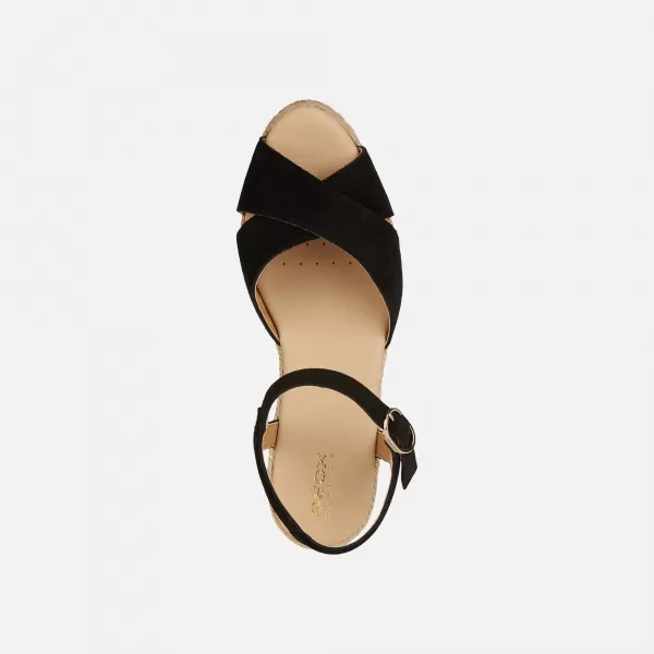  Sandale de dama GEOX GELSA LOW NEGRU 