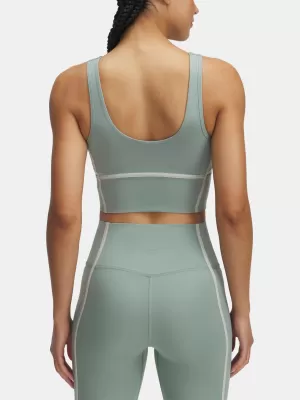 Maieu de damă UNDER ARMOUR MERIDIAN PIPED CROP TANK 6003529-348 VERDE