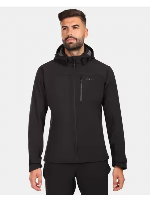 Jachetă softshell pentru bărbați KILPI RAVIO-M ZM0129KI NEGRU