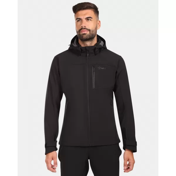  Jachetă softshell pentru bărbați KILPI RAVIO-M ZM0129KI NEGRU 