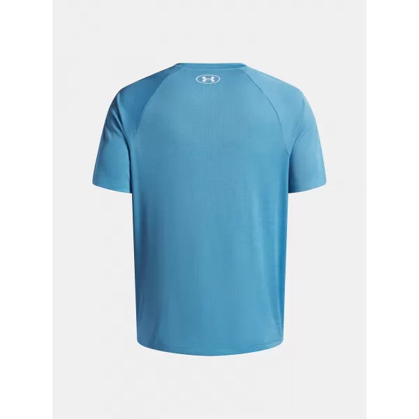  Tricou pentru bărbați UNDER ARMOUR UA TECH TEXTURED SS 1382796-453 ALBASTRU 