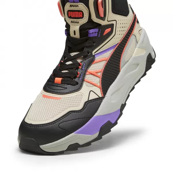  Cizme PUMA TRINITY MID HYBRID 39232703 GRANOLA/CORAL NEGRU/APRINS 
