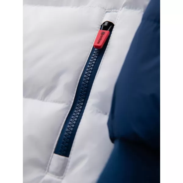  Sacou OMBRE OM-JALP-0296 ALBASTRU ȘI ALB 