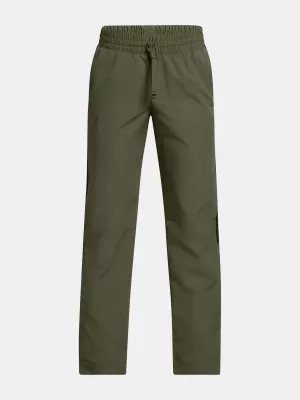 Pantaloni sport pentru băieți UNDER ARMOUR UA B RIVAL WVN PANT 1390155-390 VERDE