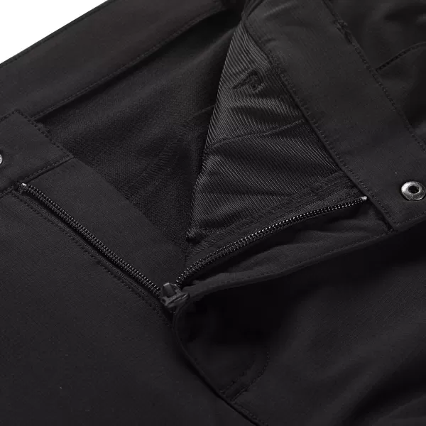  Pantaloni softshell pentru bărbați ALPINE PRO CORB MPAF672 NEGRU 