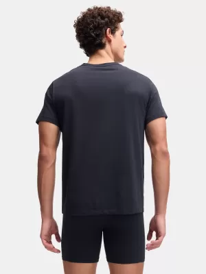 Tricou pentru bărbați UNDER ARMOUR M UA PERF COTTON CREW NECK-2PK 6007621-001 NEGRU