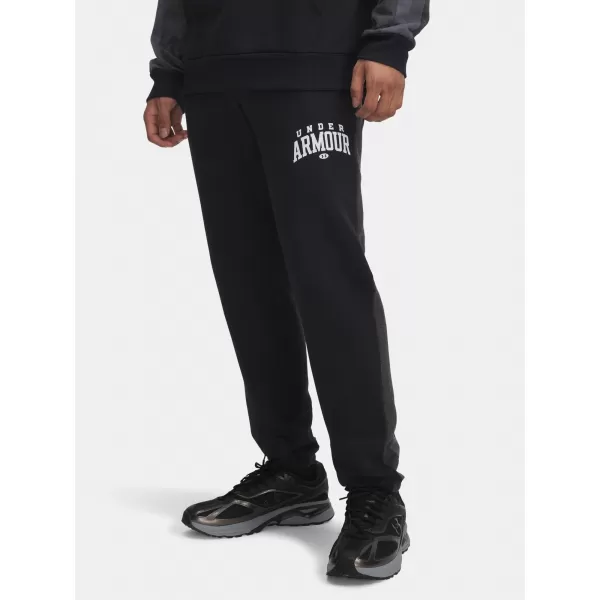  Pantaloni sport pentru bărbați UNDER ARMOUR UA RIVAL FLC CB PANTS 6003954-001 NEGRU 