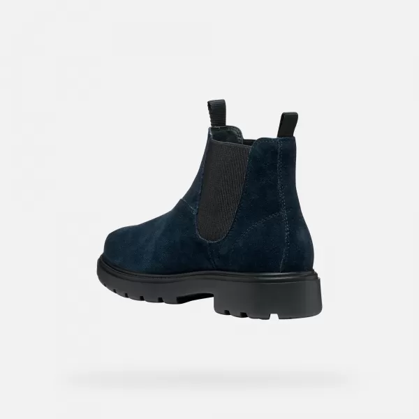  Pantofi pentru bărbați GEOX SPHERICA EC7 G011182 ALBASTRU ÎNCHIS 