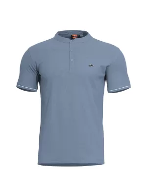 tricou PENTAGON LEVANTES HENLEY T-SHIRT STRIPES K09025 ALBASTRU ZORILOR