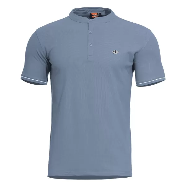  tricou PENTAGON LEVANTES HENLEY T-SHIRT STRIPES K09025 ALBASTRU ZORILOR 