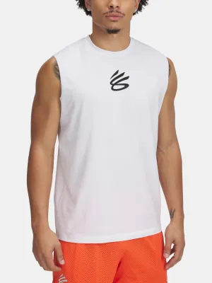 Maiou bărbătesc UNDER ARMOUR CURRY SLVS TEE 1390352-100 ALB