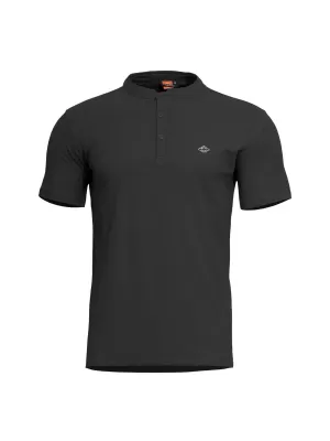 tricou PENTAGON LEVANTES HENLEY T-SHIRT K09025 NEGRU