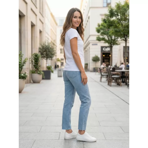  Tricou pentru femei cu mâneci scurte ALTISPORT ALW192122 ALB 