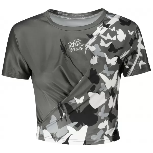  Crop top funcțional premium pentru femei ALTISPORT VOJ/ALW022TR07 GRI 