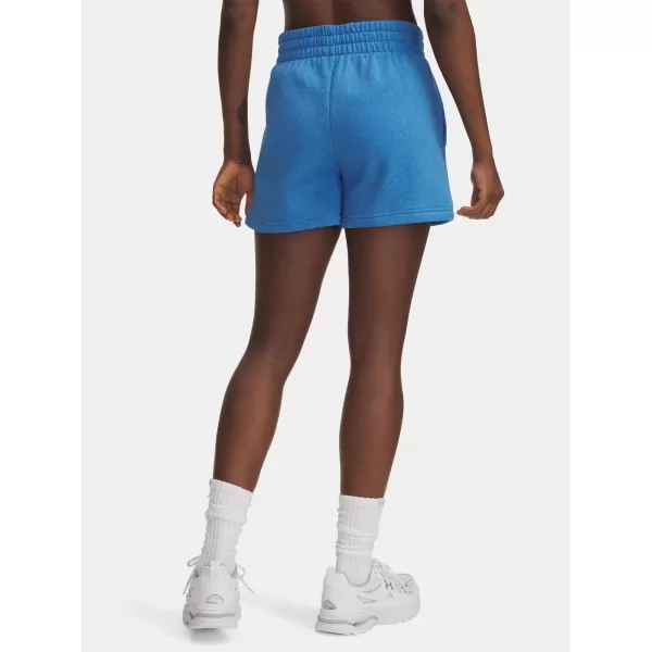  Pantaloni scurți de damă UNDER ARMOUR RIVAL FLEECE SHORT 1382723-402 ALBASTRU 
