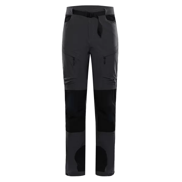  Pantaloni softshell pentru bărbați ALPINE PRO AKAN 2 GRI ÎNCHIS 