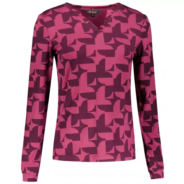  Tricou pentru femei ALTISPORT GINA BURGUNDIA 