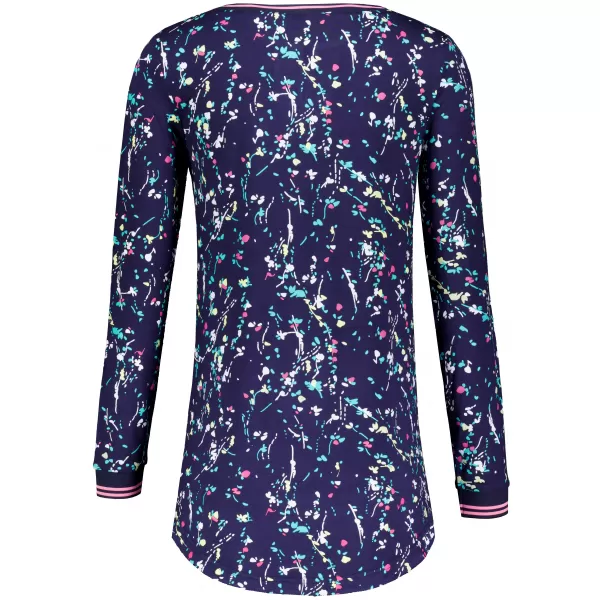  Tricou lung de damă ALTISPORT GUSSIE ALBASTRU ÎNCHIS 