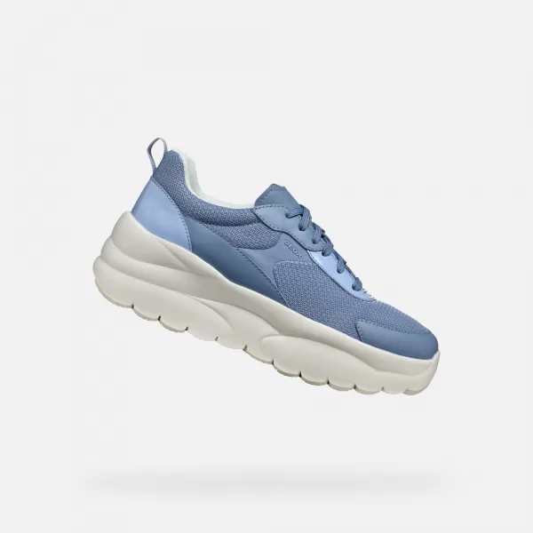  Adidași de damă GEOX XTORS ALBASTRU DESCHIS 