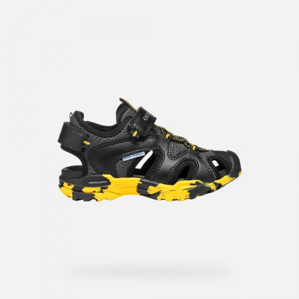  Sandale pentru baieti GEOX BOREALIS NEGRU 