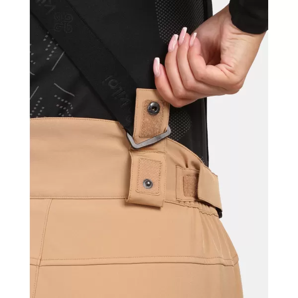  Pantaloni de schi pentru femei KILPI DIONE-W ZL0408KI BEJ 