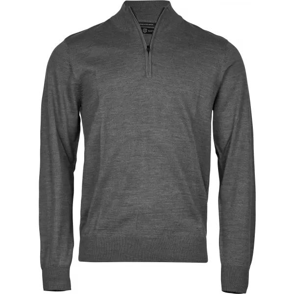  Pulover pentru bărbați TEE JAYS | TJ 6010 MELANGE GRI 