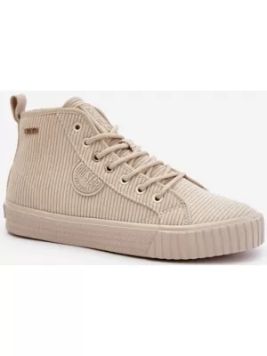 Adidași izolați pentru damă BIG STAR OO274771 BEI Pantofi Big Star