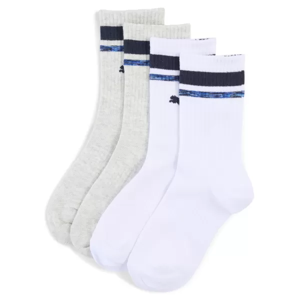  Șosete PUMA BOYS HERITAGE STRIPE CR 94722701 ALB/ALBASTRU 