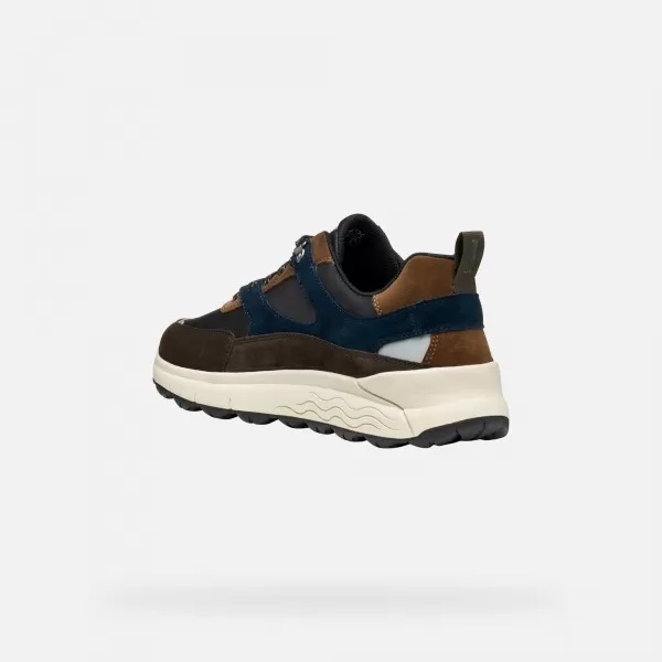  Adidași pentru bărbați GEOX SPHERICA 4X4 B ABX G011290 MARO ÎNCHIS 
