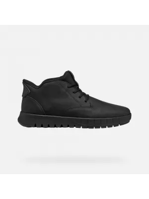 Pantofi pentru bărbați GEOX FLEXTRIDE PLUS G011461 NEGRU
