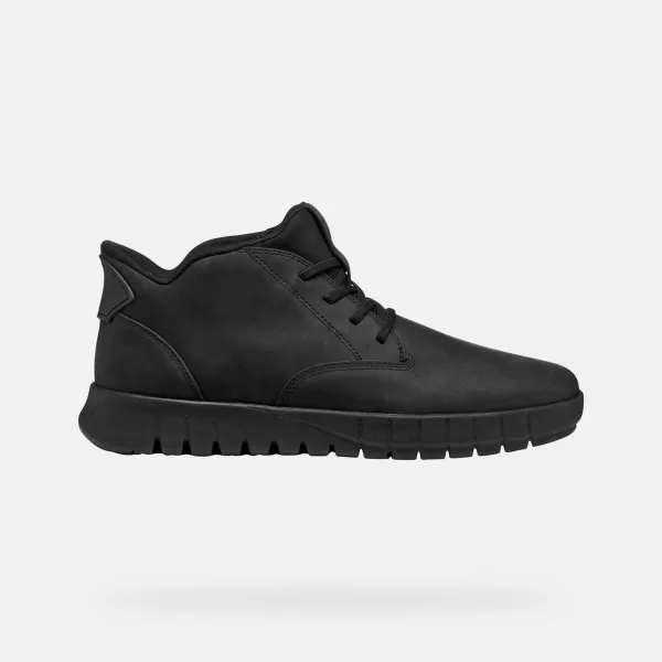  Pantofi pentru bărbați GEOX FLEXTRIDE PLUS G011461 NEGRU 