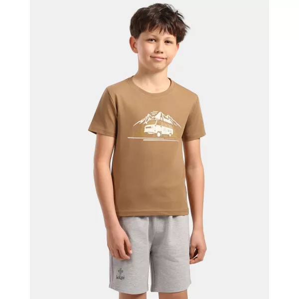  Tricou băieți KILPI ALBION-JB ZJ0302KI MARO 