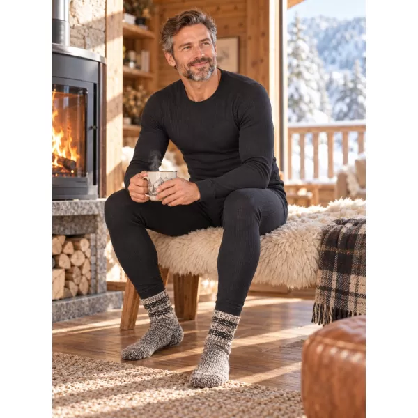  Pantaloni termici pentru bărbați ALTISPORT GOFFREDO NEGRU 