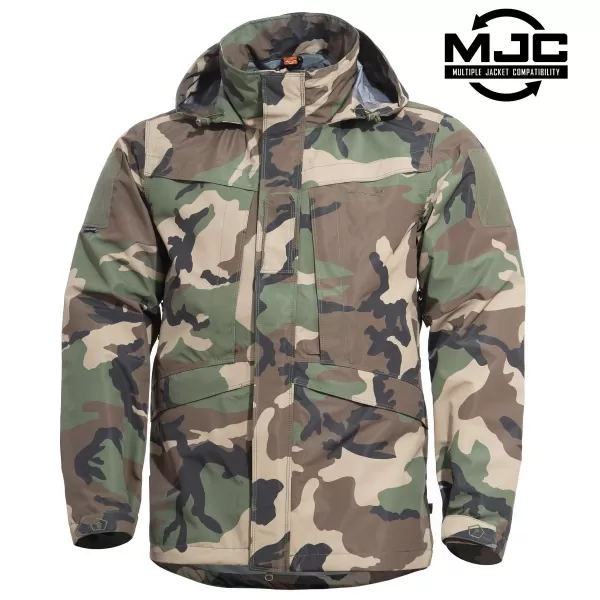  Sacou PENTAGON HURRICANE SHELL JACKET CAMO K07014 PĂDURE 