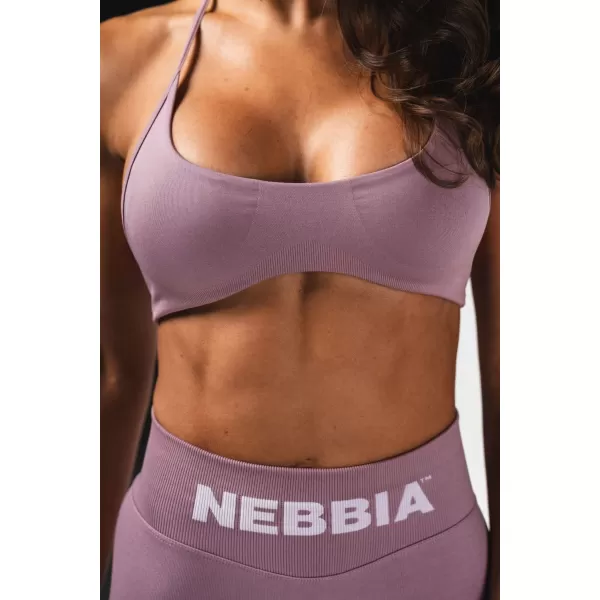  Sutien sport cu ridicare fără cusături FLOW SEAMLESS 495 PINK Nebbia 