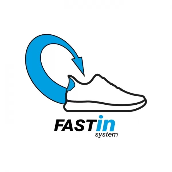  Adidași de damă GEOX FLEXTRIDE PLUS FAST IN G009595 NEGRU 