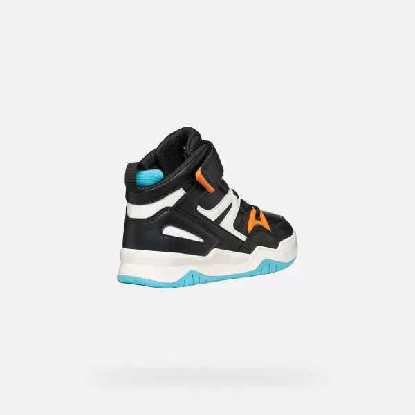  Adidași pentru băieți GEOX PERTH J567RA054FUC0038 NEGRU 