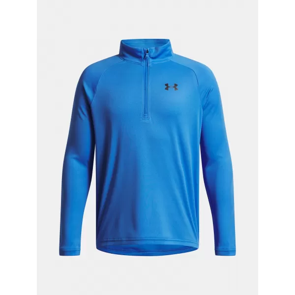  Tricou băieți UNDER ARMOUR UA TECH 2.0 1/2 ZIP 1363286-402 ALBASTRU 