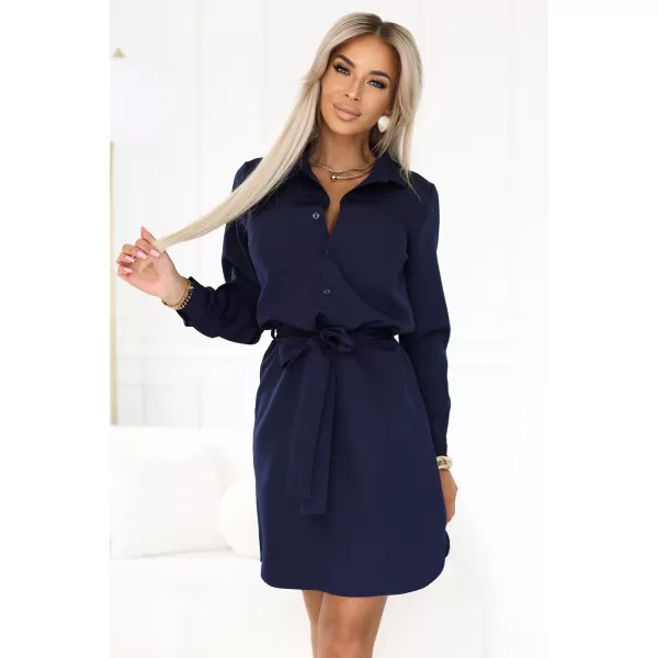  Rochie NUMOCO 284-4 ALBASTRU 