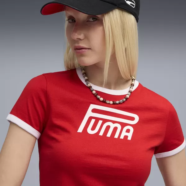  Tricou pentru femei PUMA FUTURE PENTRU TOTDEAUNA ROȘU 