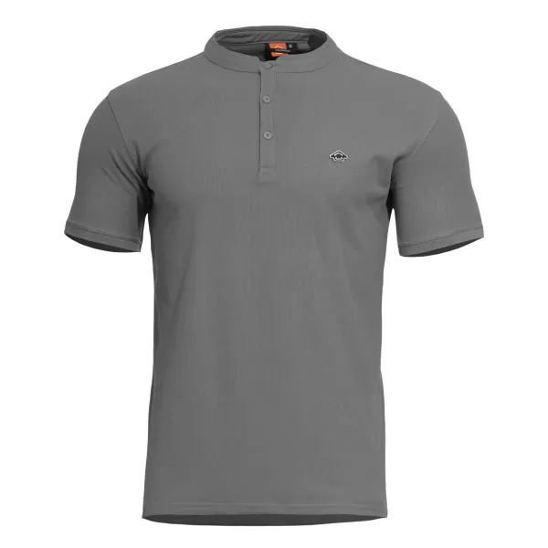  tricou PENTAGON LEVANTES HENLEY T-SHIRT K09025 LUP/GRI 