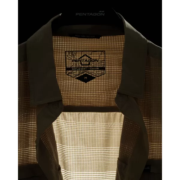  Cămașă pentru bărbați PENTAGON RIPPLE SUNPROOF SHIRT K02028 NEGRU 