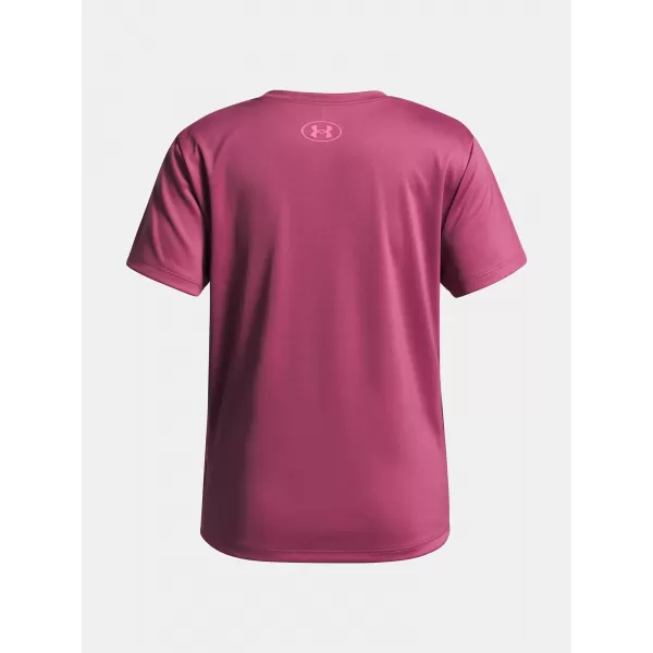  Tricou fetita UNDER ARMOUR TECH VARSITY GRAPHIC SS 6007917-659 ROŞU 