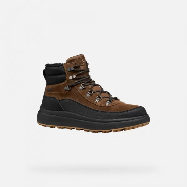  Pantofi pentru bărbați GEOX GRANITO + GRIP B A G011188 MARO ÎNCHIS 
