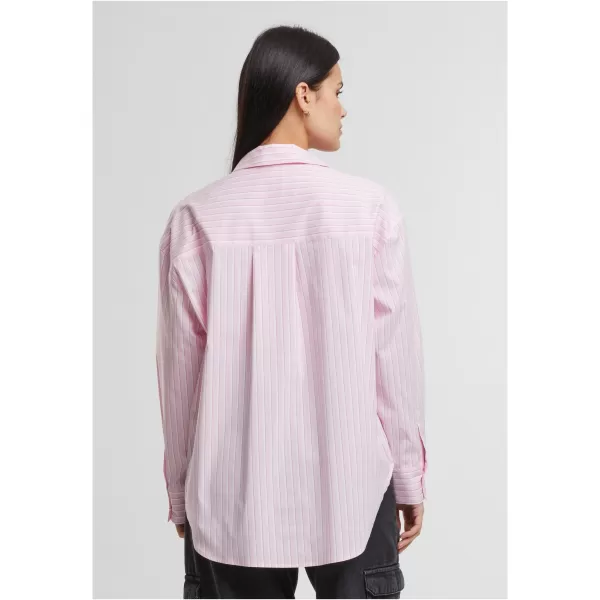  Bluza de dama URBAN CLASSICS TB7176 ROZ/ALB MOALE 
