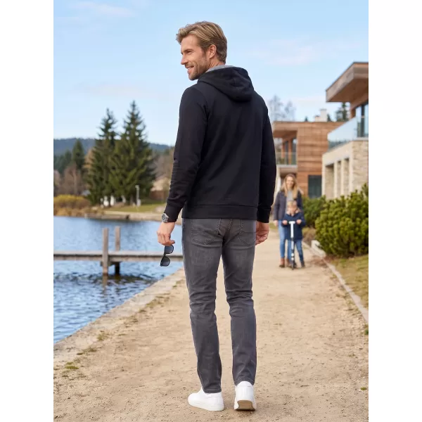  Hanorac pentru bărbați ALTISPORT GORO NEGRU 
