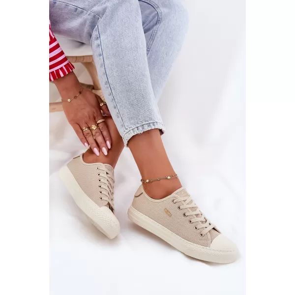  Adidași de damă BIG STAR RR274767 BEJ Pantofi Big Star 