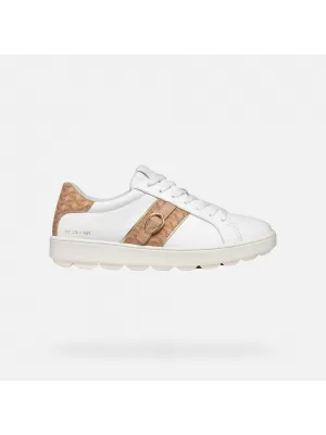 Adidași de damă GEOX SPHERICA ECUB-1 ALB