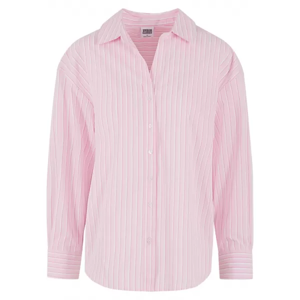  Bluza de dama URBAN CLASSICS TB7176 ROZ/ALB MOALE 
